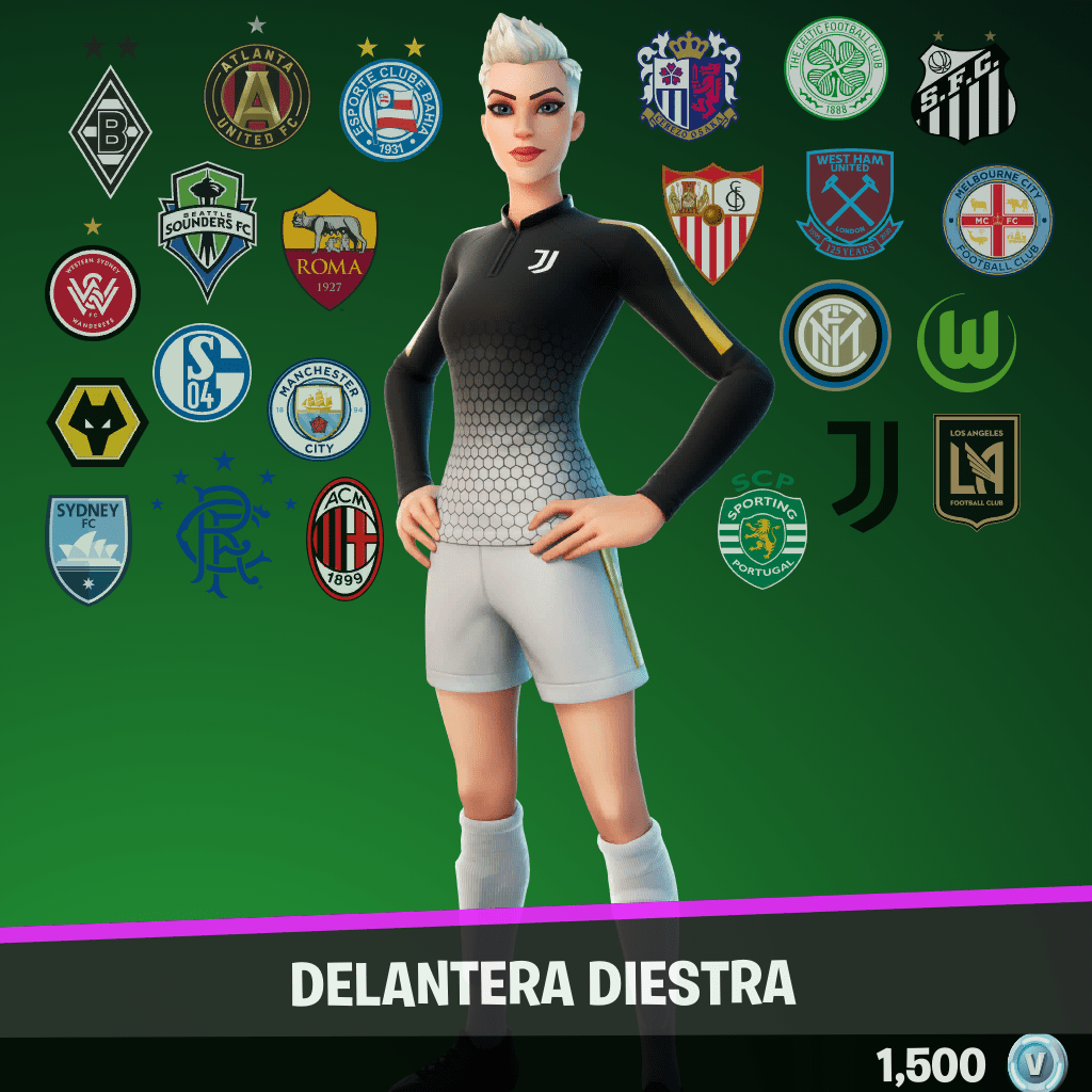 Delantera diestra
